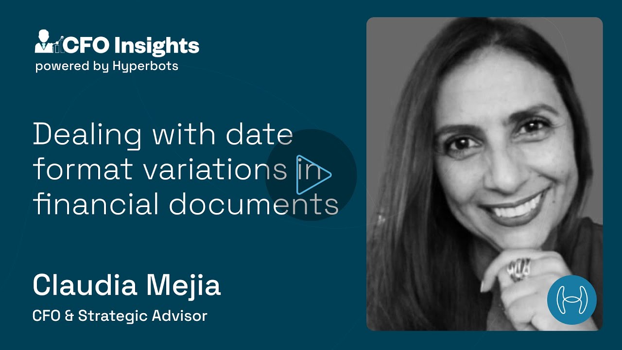 Dealing with date format variations in financial documents