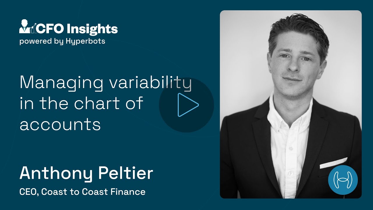 Managing variability in the chart of accounts